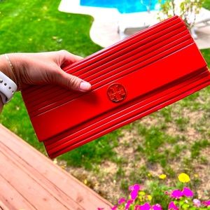 Tory Burch Coral Clutch
